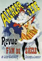 Poster die een show adverteert